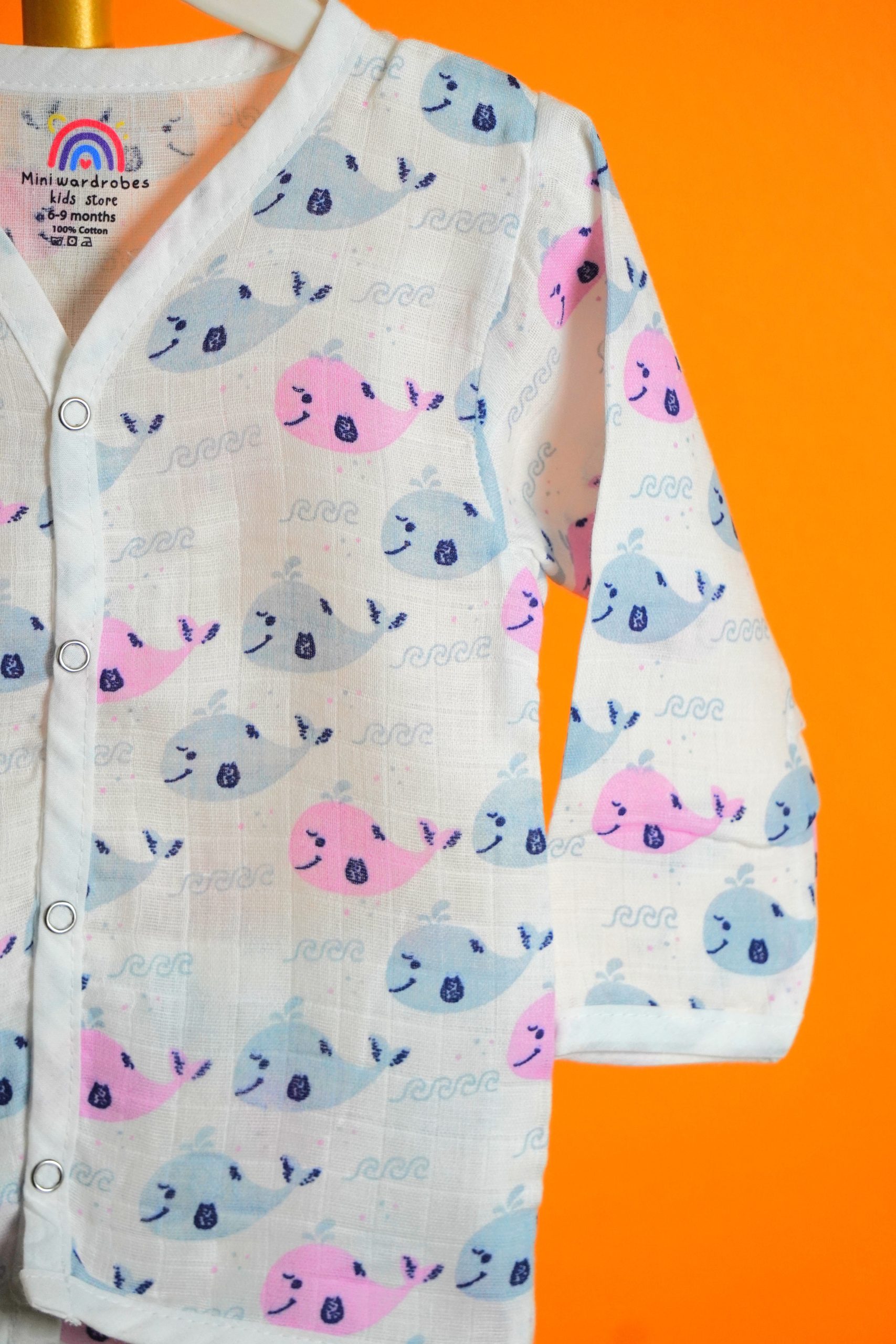 Whale pattern-Full sleeve set - Image 2