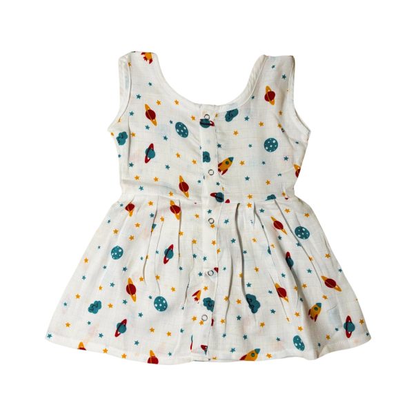 Space Patterns - Button Frock