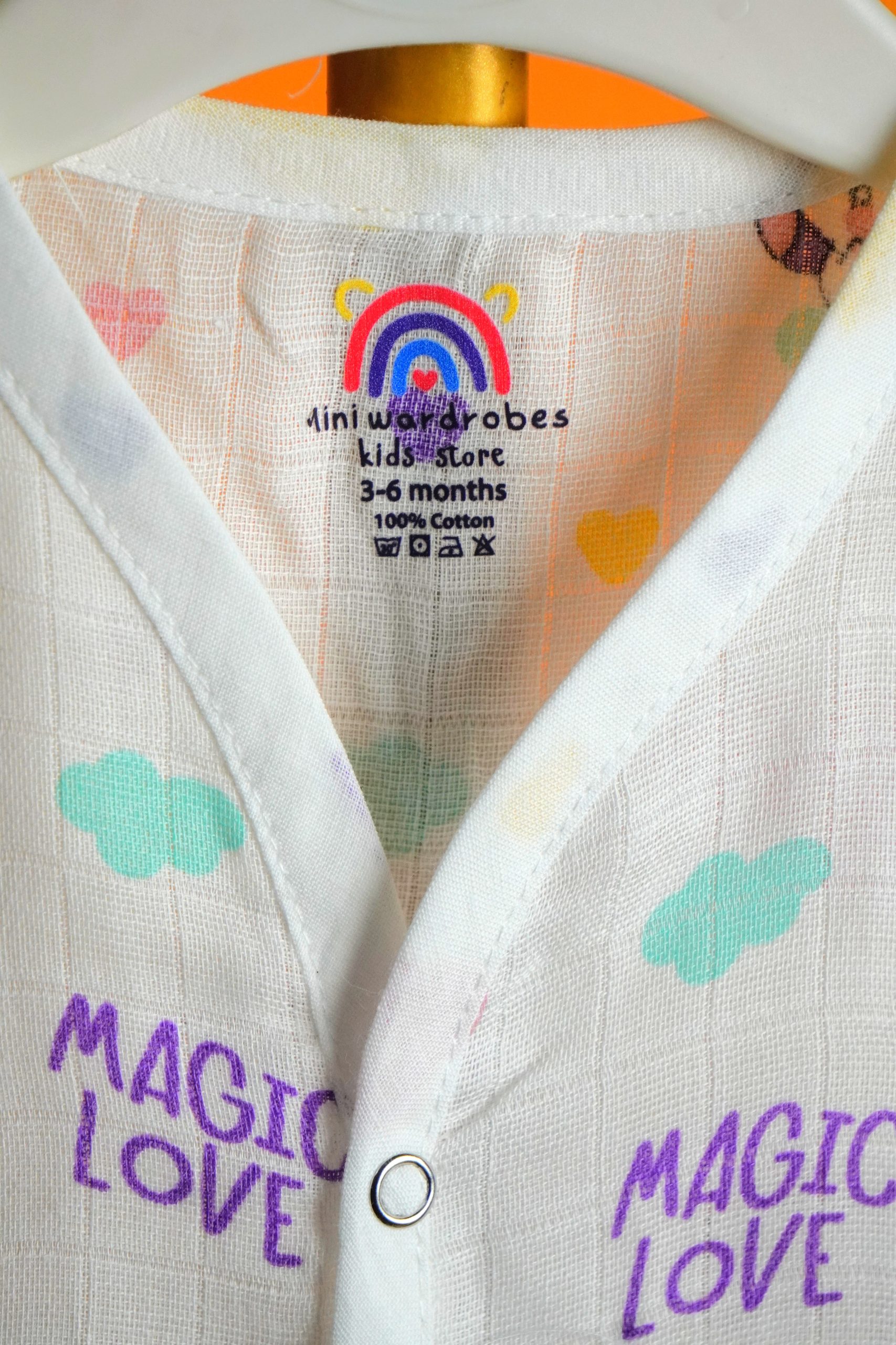 Little Boats print-Sleeve less set - Image 2