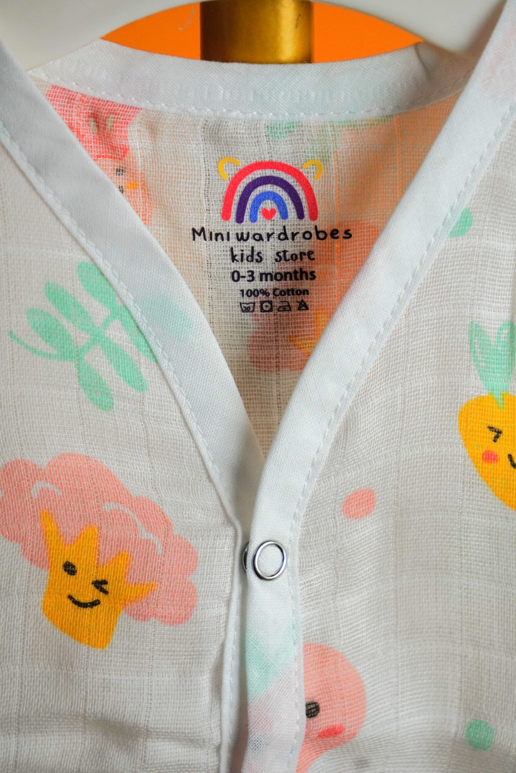 Veggies print-Sleeve less set - Image 2