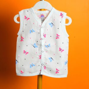 Butterfly print-Muslin Jabla