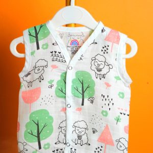 Sheep print-Muslin Jabla