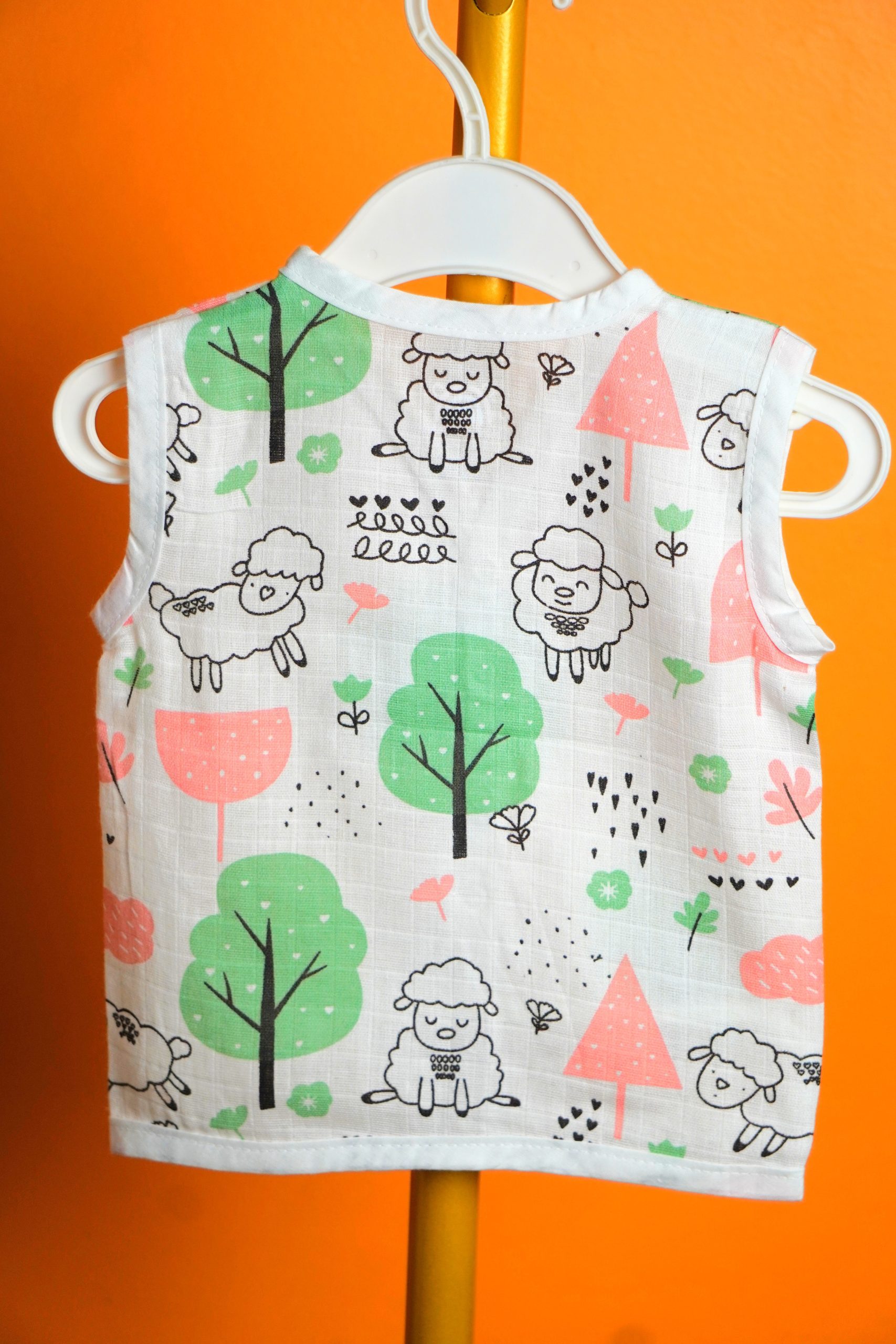 Sheep print-Muslin Jabla - Image 3