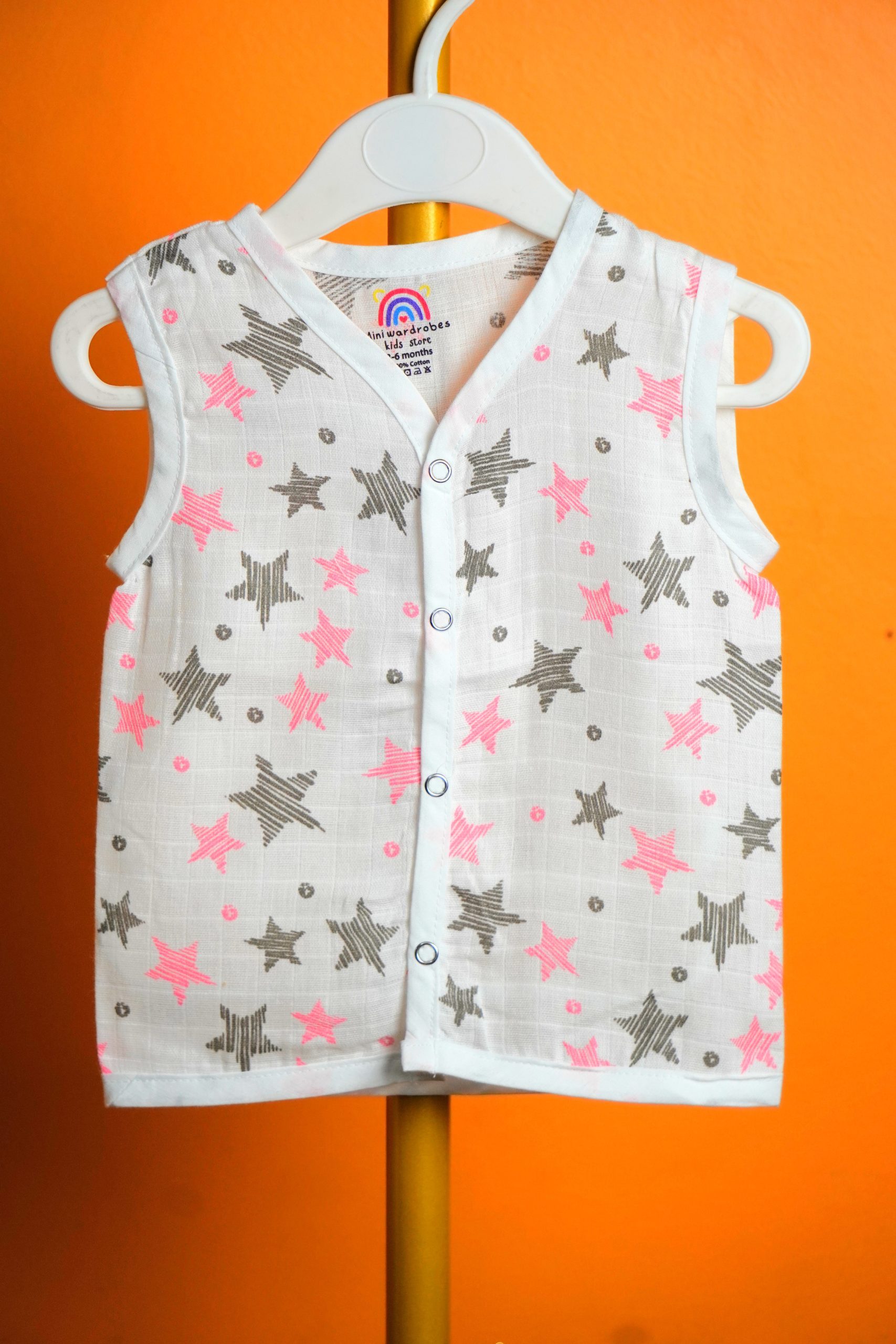 Star print-Muslin Jabla