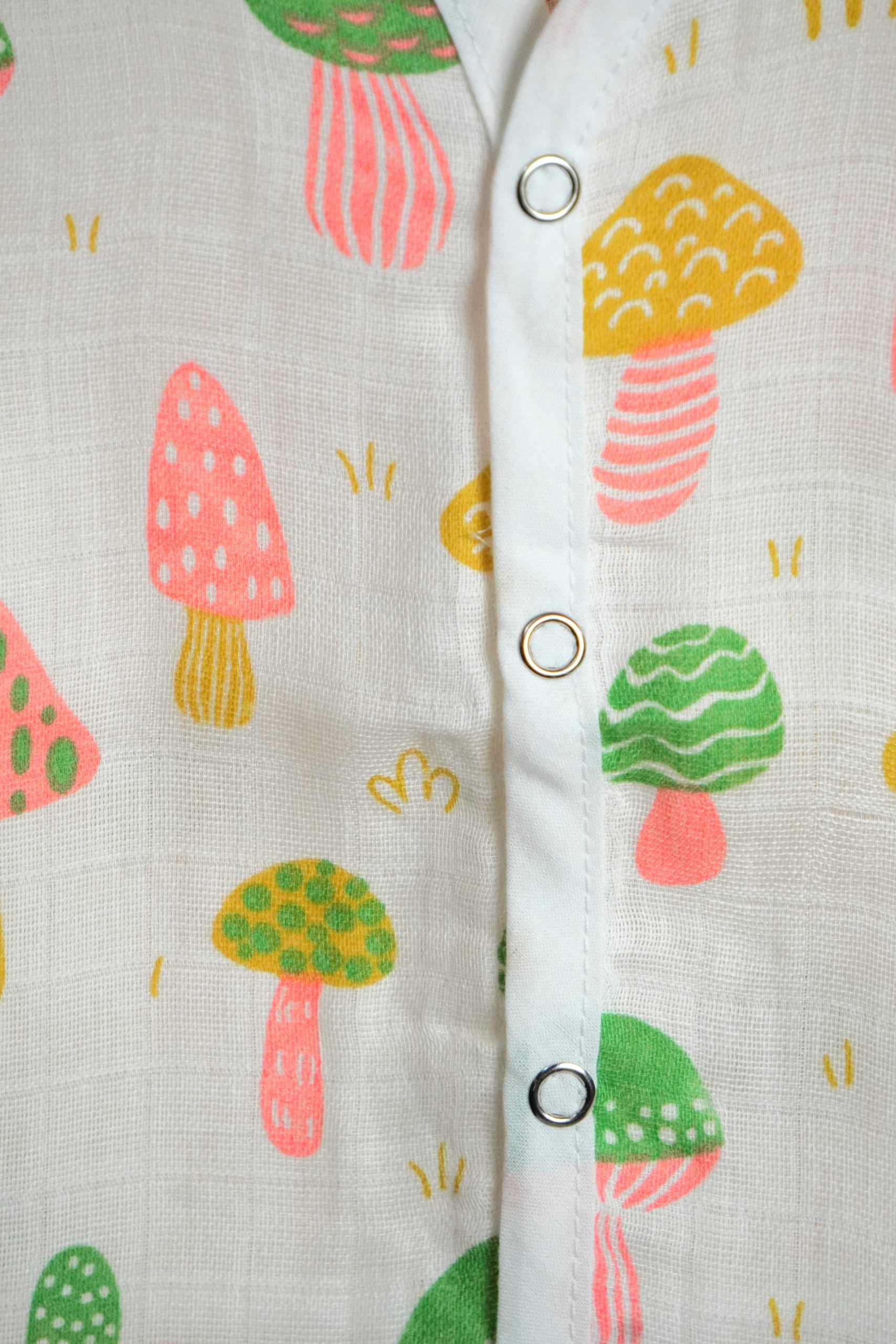 Mushroom print-Muslin Jabla - Image 2