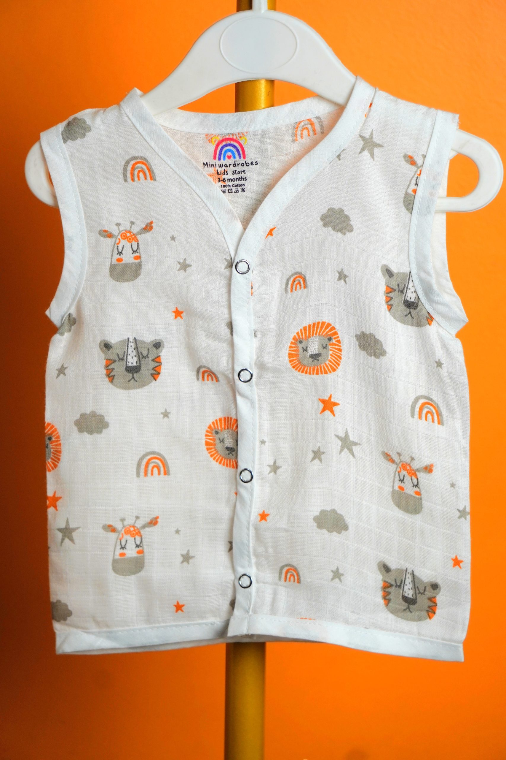 Animal Print-Muslin Jabla