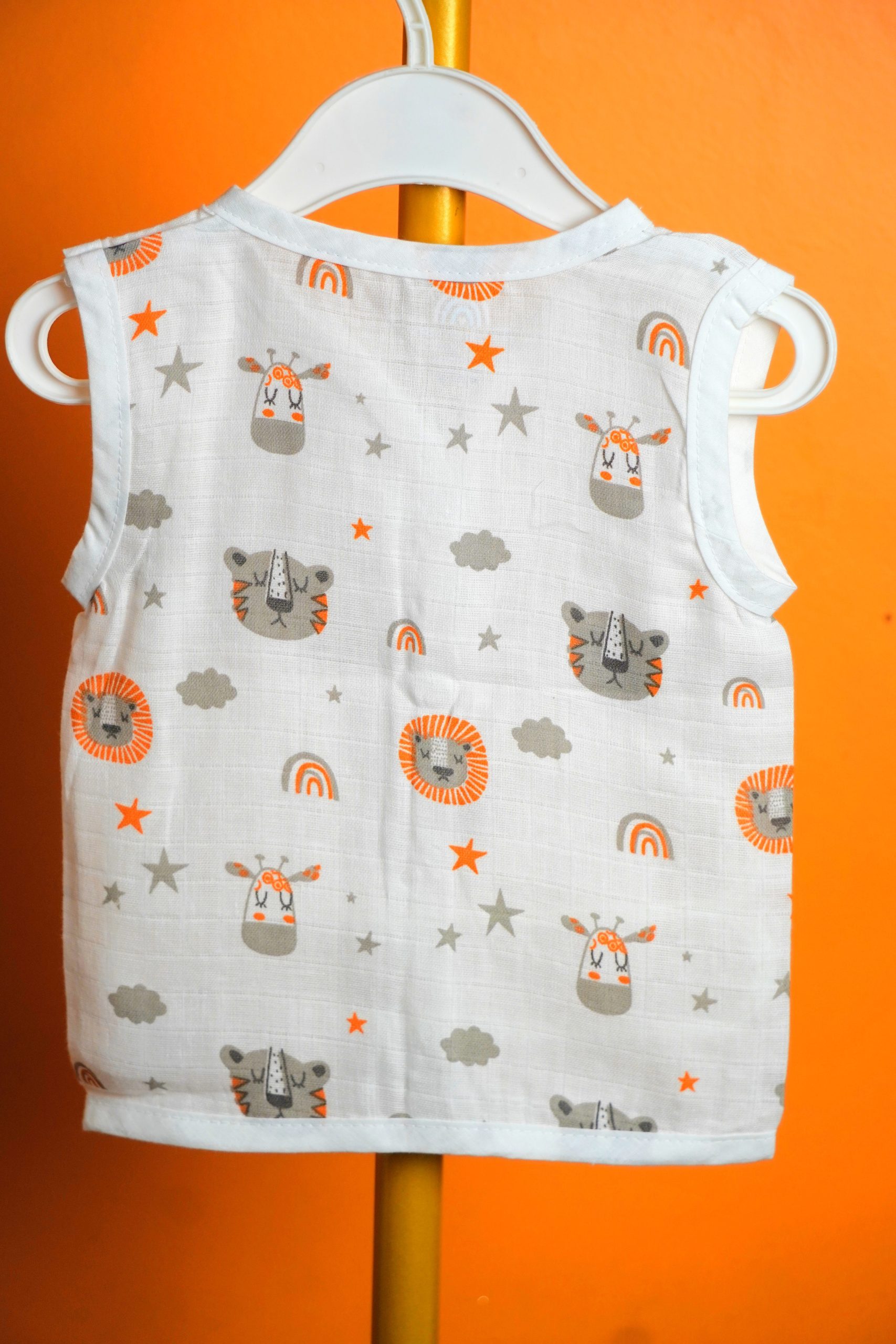 Animal Print-Muslin Jabla - Image 3