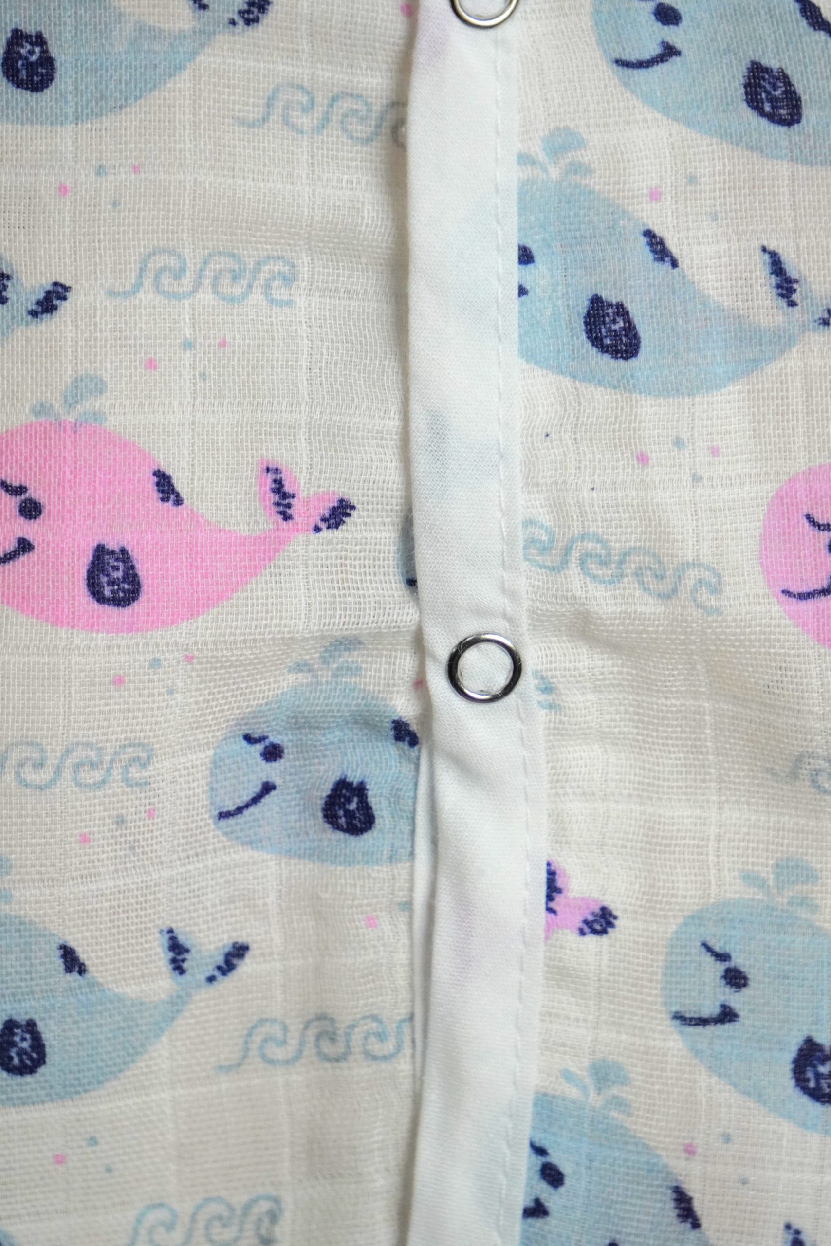 Whale Print-Muslin Jabla - Image 2