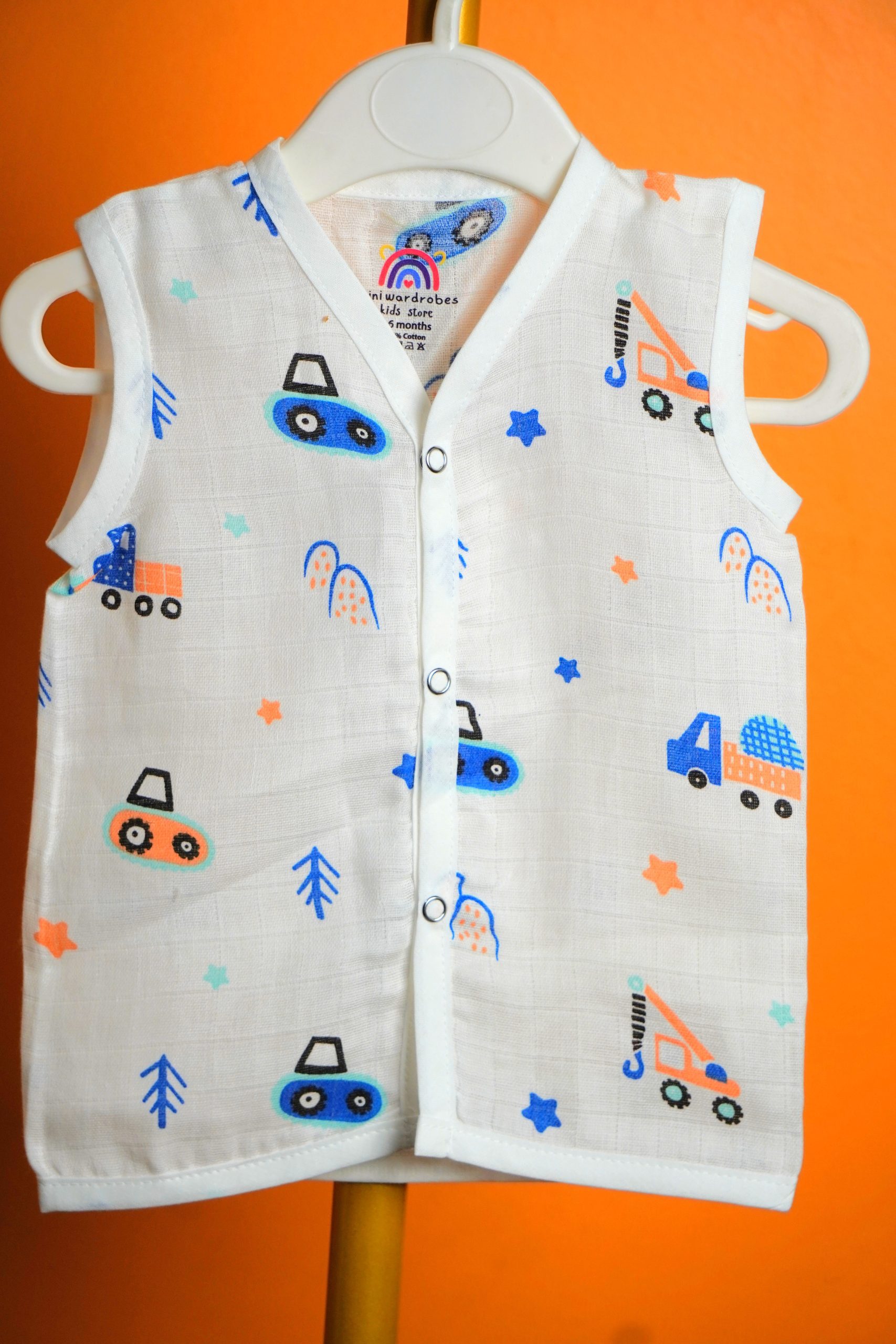 Vehicle Print-Muslin Jabla