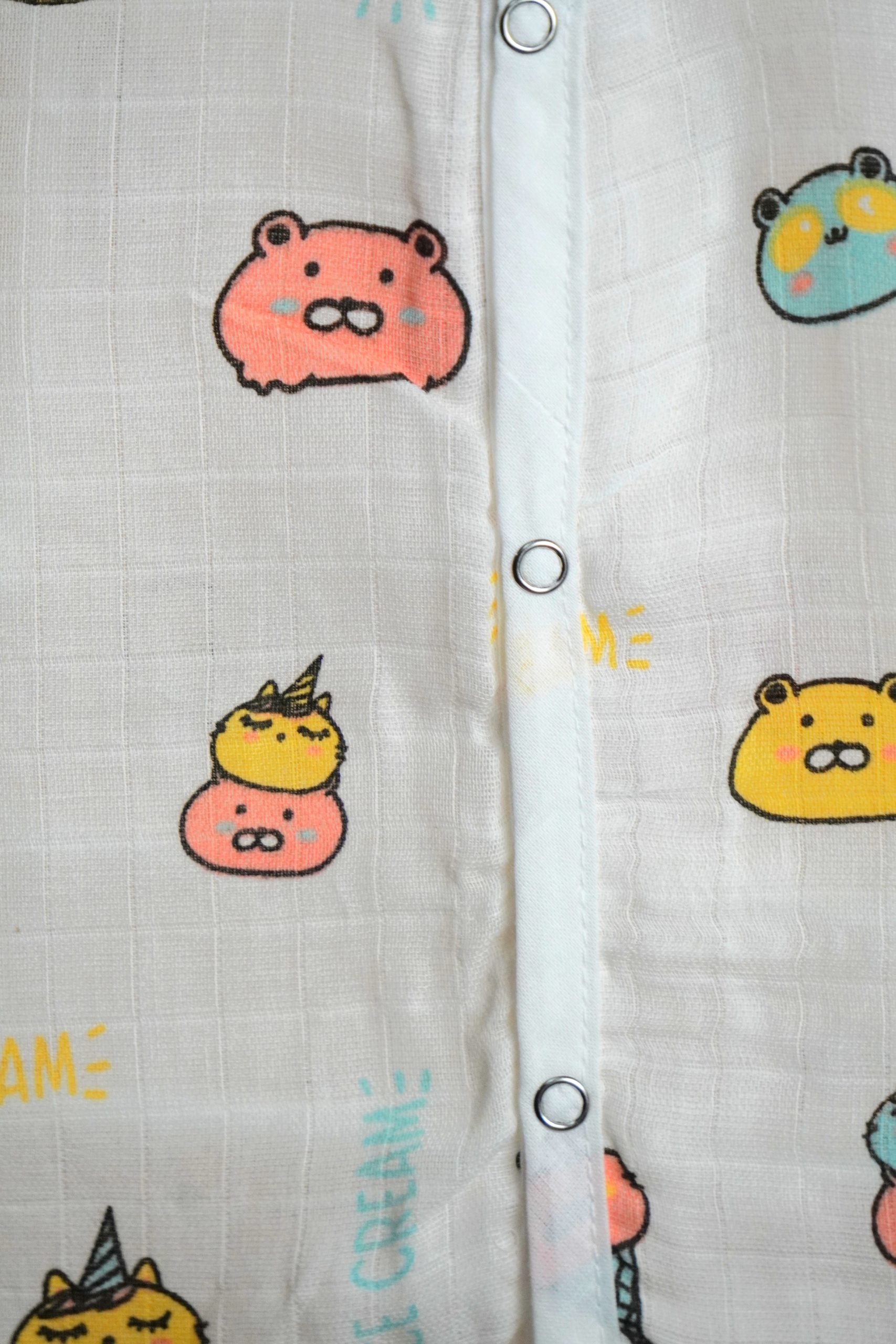 Ice Bear Print-Muslin Jabla - Image 2