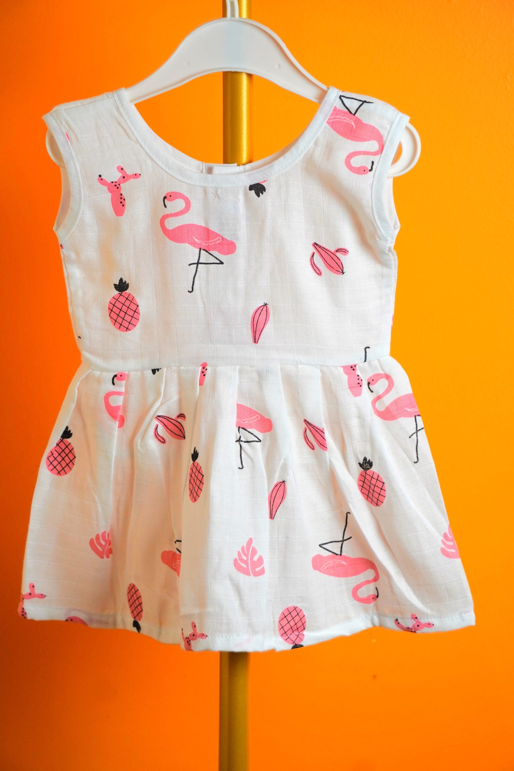 Flamingo Patterns - Button Frock - Image 3