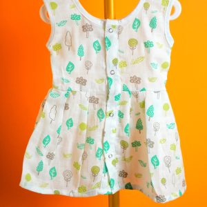 Leaf patterns - Button Frock