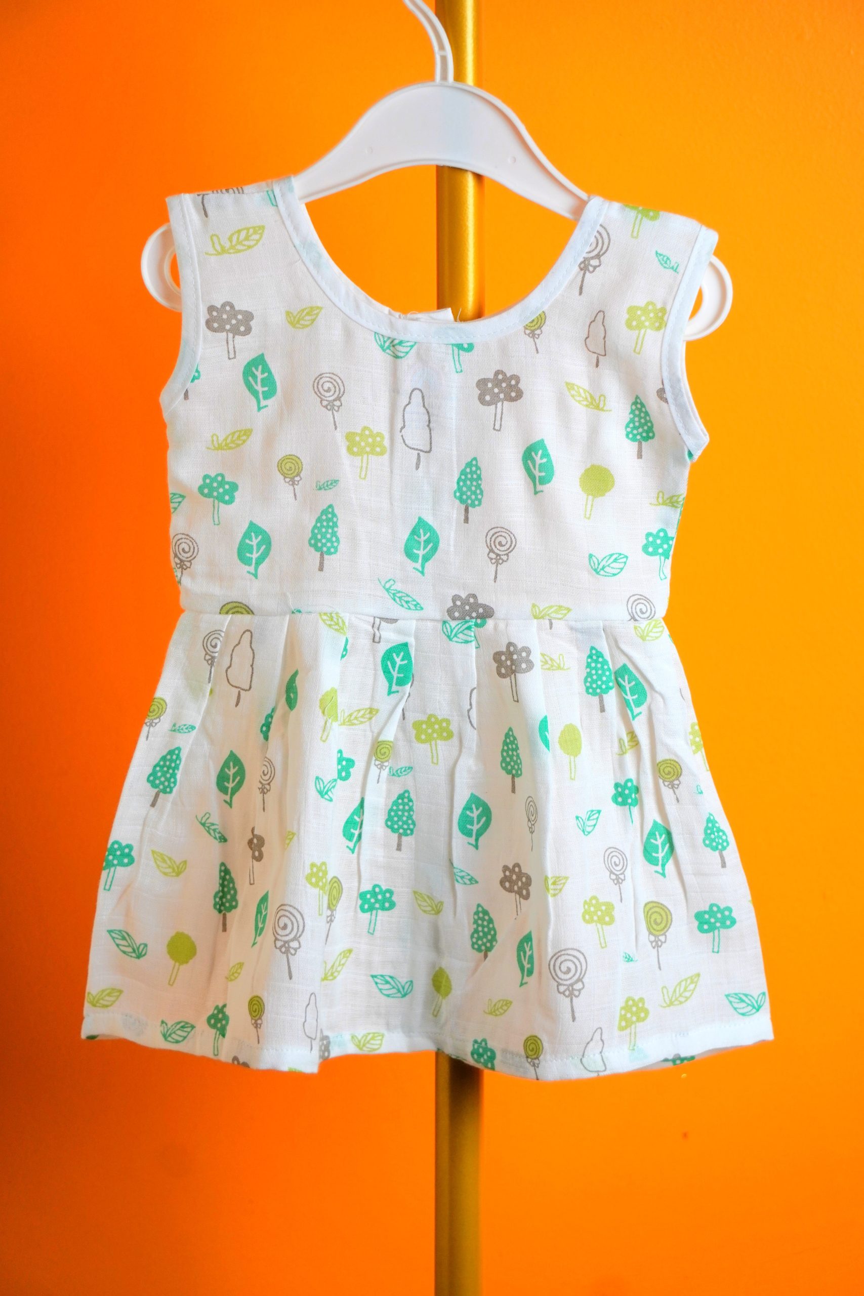 Leaf patterns - Button Frock - Image 3
