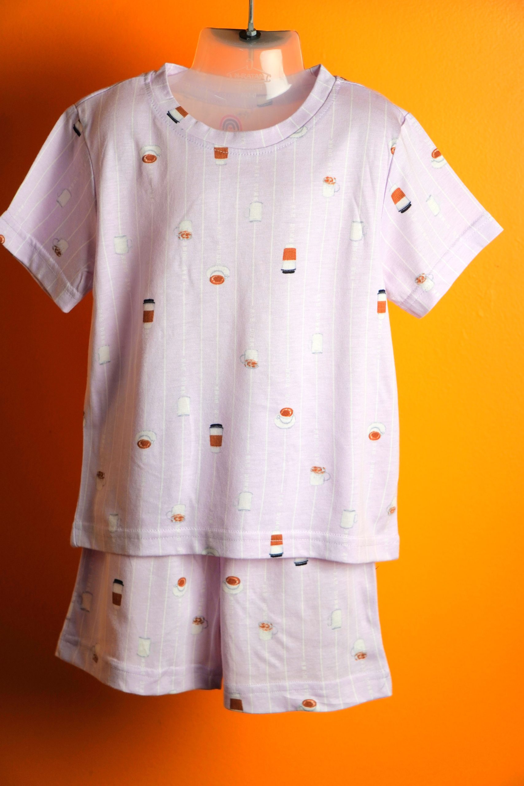 Lilac colour -knitted set