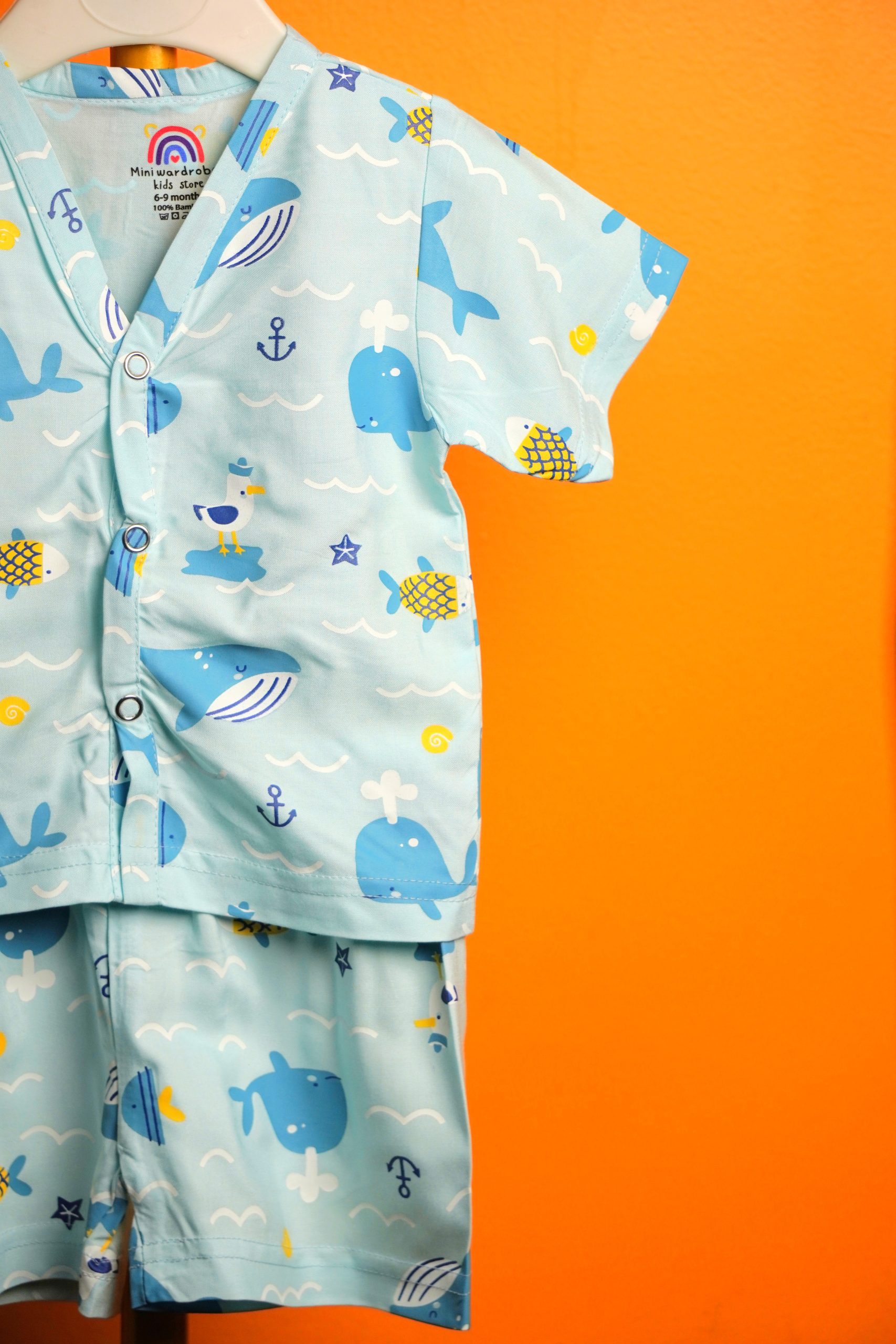 Sea printed-Bamboo sets - Image 2