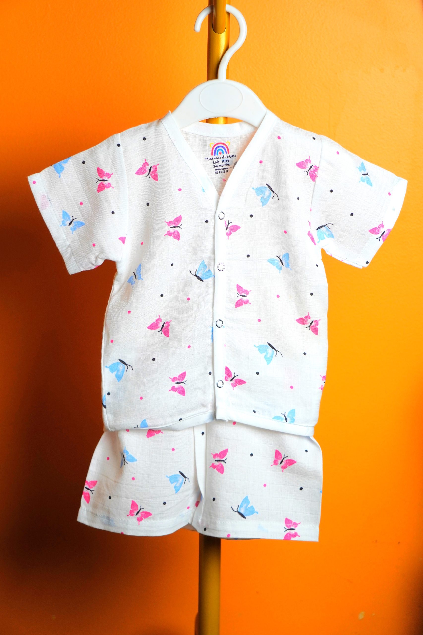 Butterfly Pattern-Half sleeve set