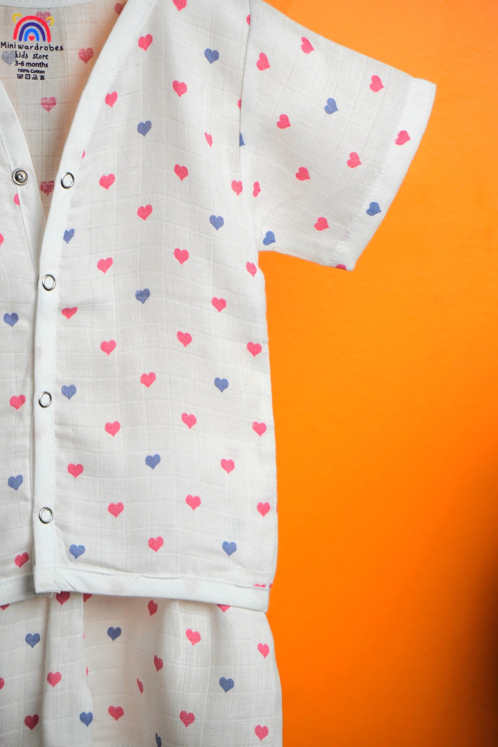 Heart pattern-Half sleeve set - Image 2