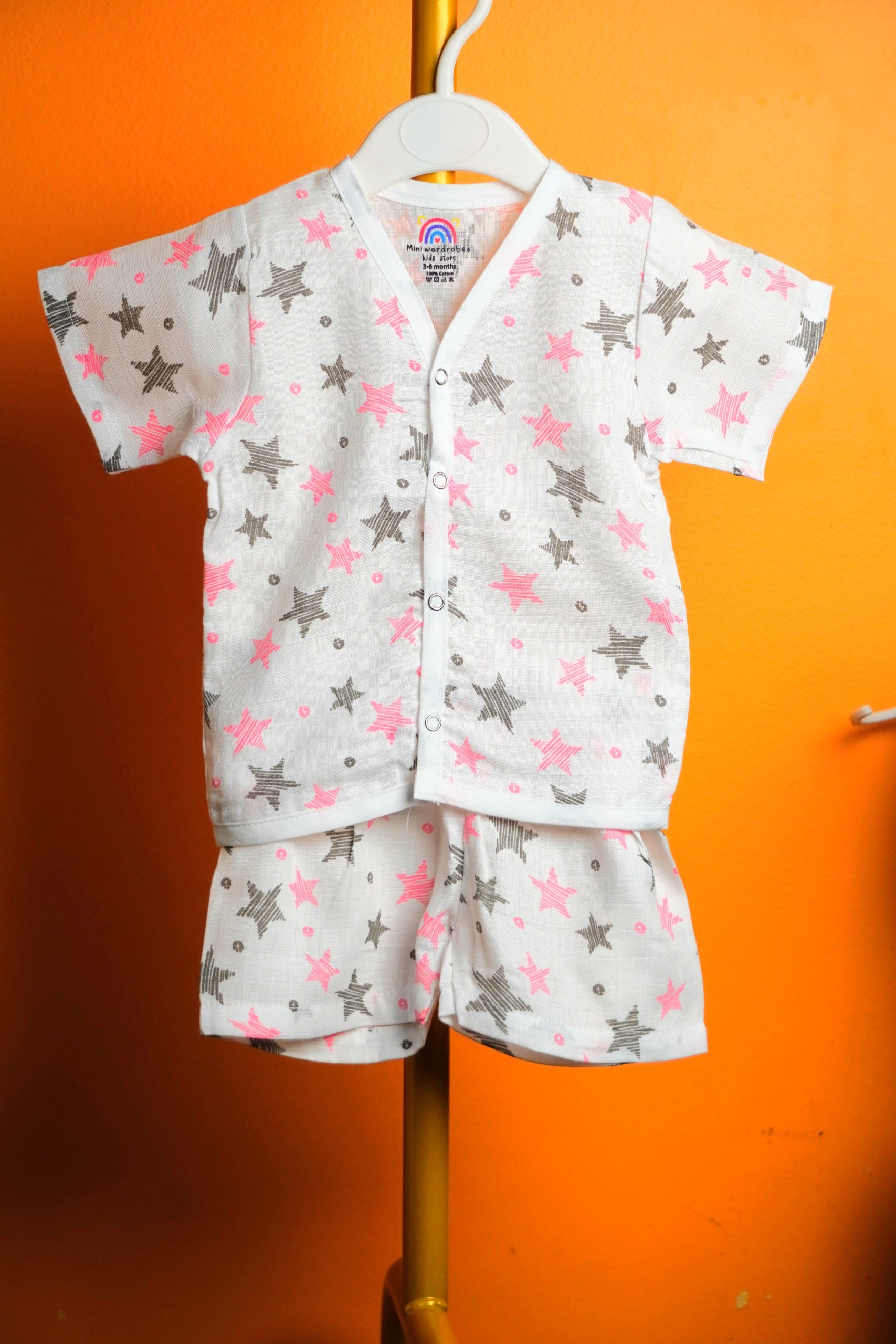 Star Pattern-Half Sleeve set