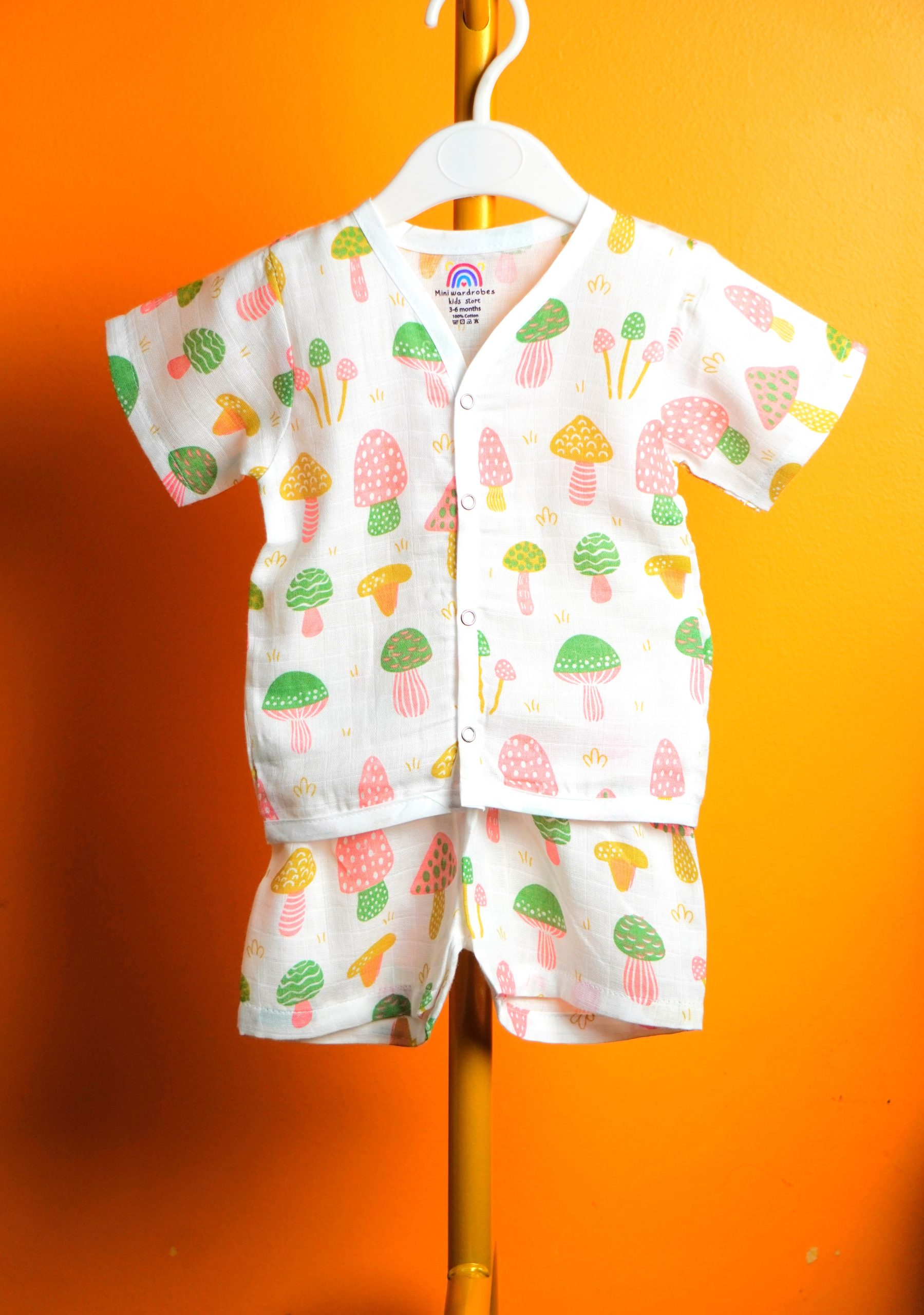 Mushroom Pattern-Half Sleeve set