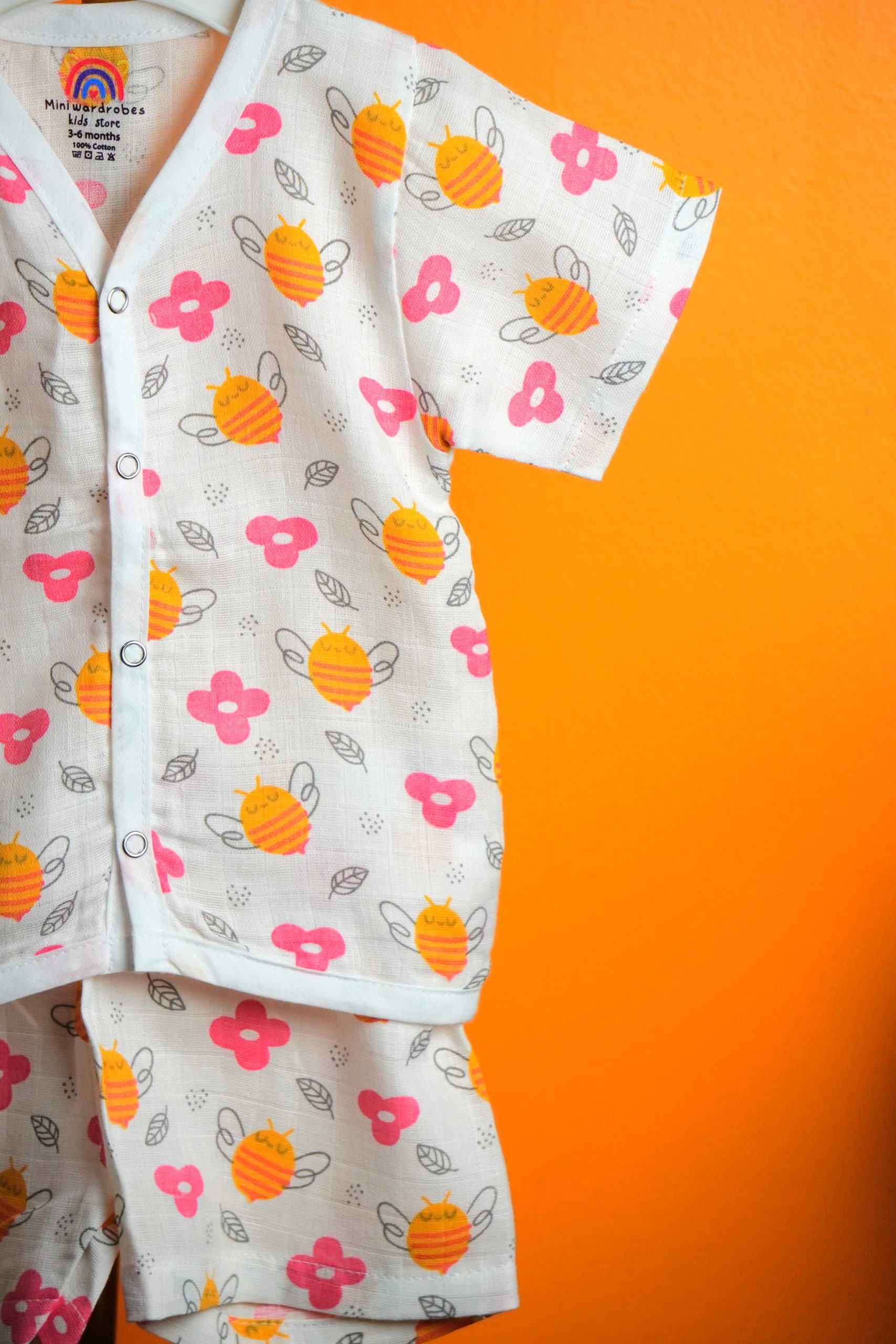 Honey bee Pattern-Half Sleeve set - Image 2