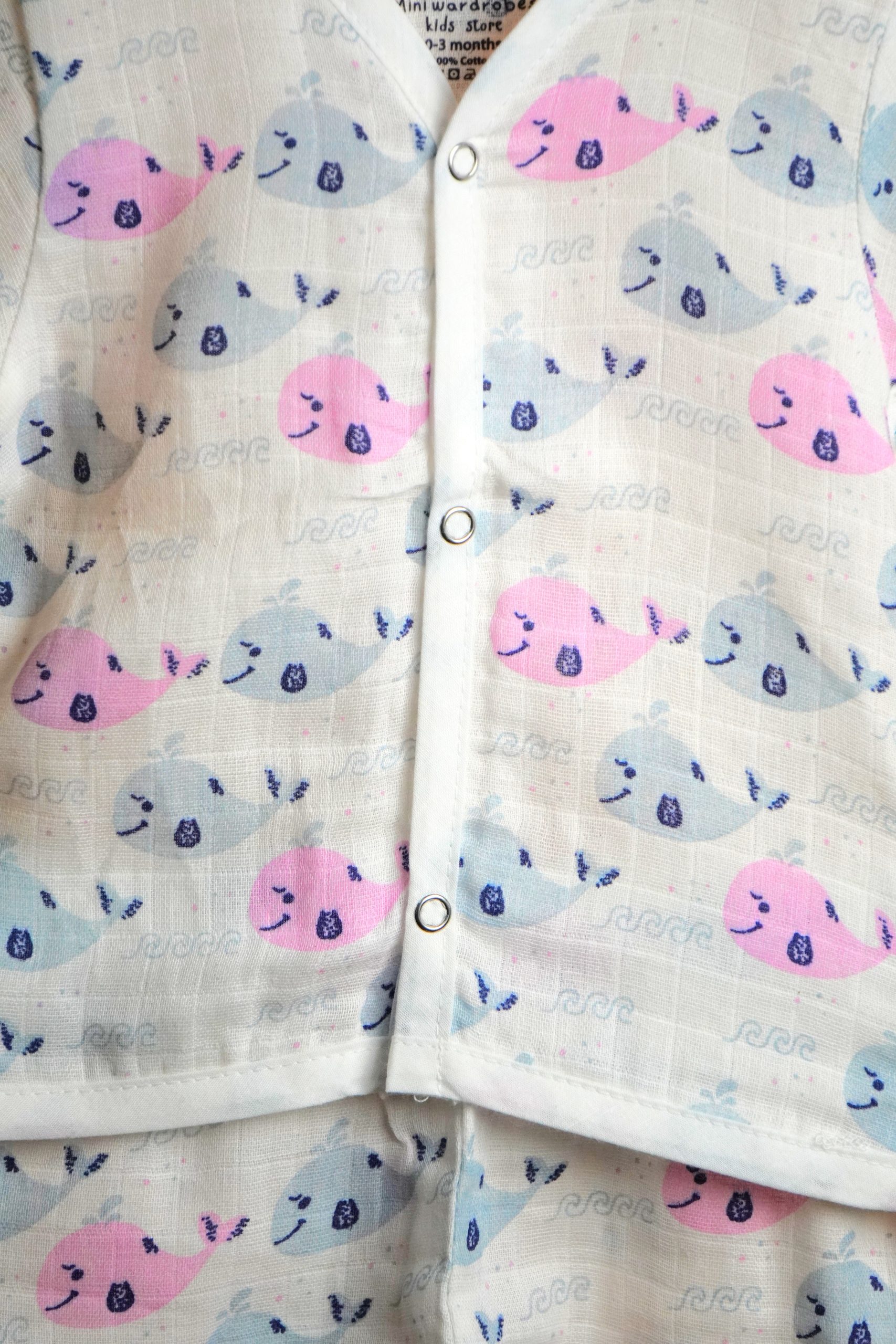 Whale Pattern-Half sleeve set - Image 4